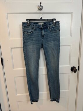 Free People Women's Washed Blue Skinny Jeans